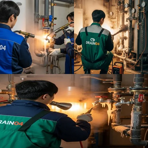 석수동 언 수도 녹임 해빙 업체 해빙 작업 안전하게 진행