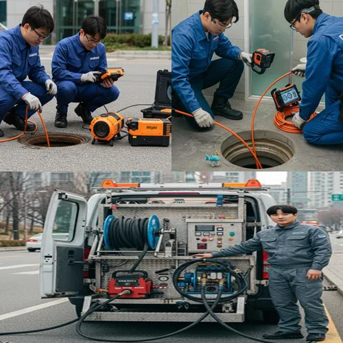 안양 4시 출동 달안동 하수구 막힘 하수도