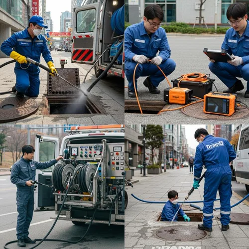 안양 4시 출동 달안동 하수구 막힘 하수도