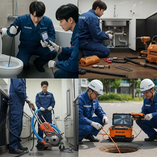 안양 하수구 배수구 막힘 4시 긴급 출동