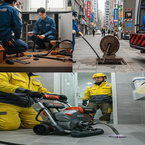 안양 하수구 막힘 하수도 역류... 방치하면 큰일 납니다