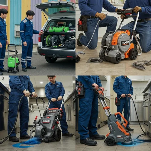 안양 평촌동 하수구막힘 뚫음 학원가 상가 층 역류