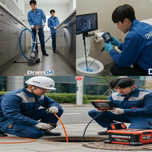 안양 평촌동 하수구막힘 뚫음 학원가 상가 층 역류