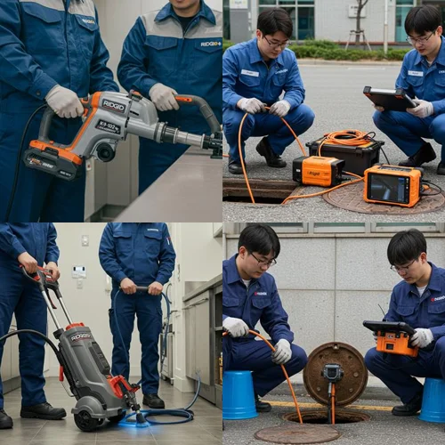 안양 귀인동 싱크대막힘 뚫어 작업... 평촌 학원가