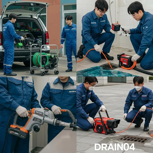 안양 신촌동 하수구 막힘, 관양동 빌라 1층 꽉 막힌 하수도 현장