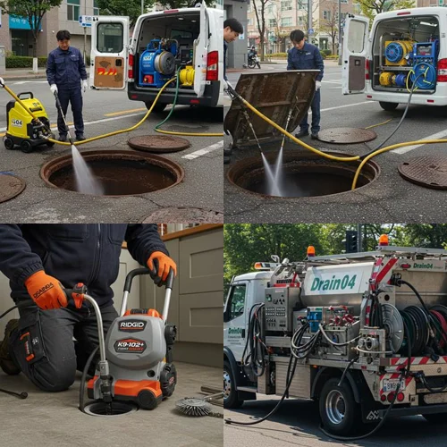 안양 신촌동 하수구 막힘, 관양동 빌라 1층 꽉 막힌 하수도 현장