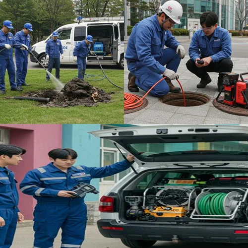 안양 박달동 하수구 막힘, 꽉 막힌 하수도 빌라 역류 현장