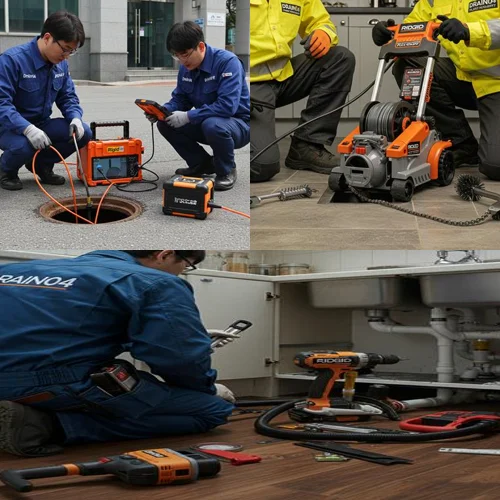 안양 범계동 하수구 막힘, 평촌 꽉 막힌 하수도 상가