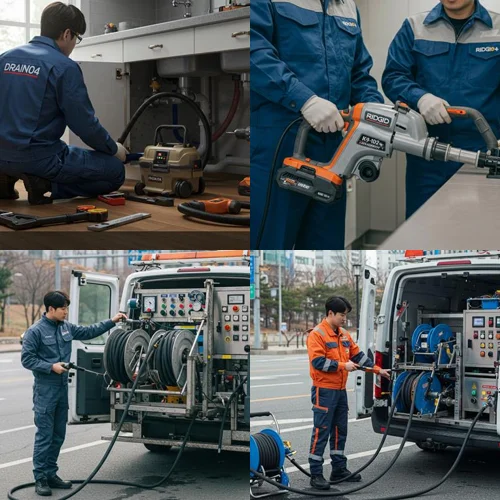 안양시 하수구 배수구 막힘, 만안구/동안구 다 뚫어드립니다!