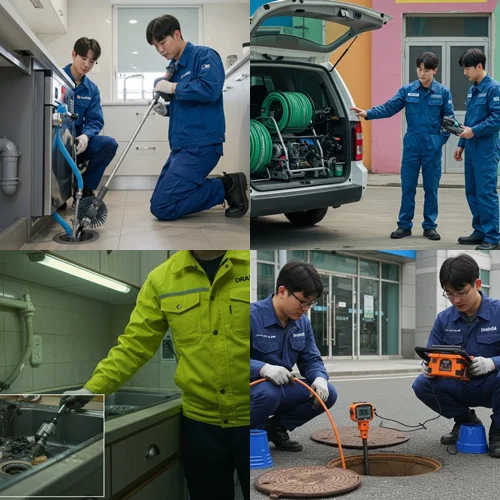 평안동 하수구 막힘 하수도 전문가가 바로 출동