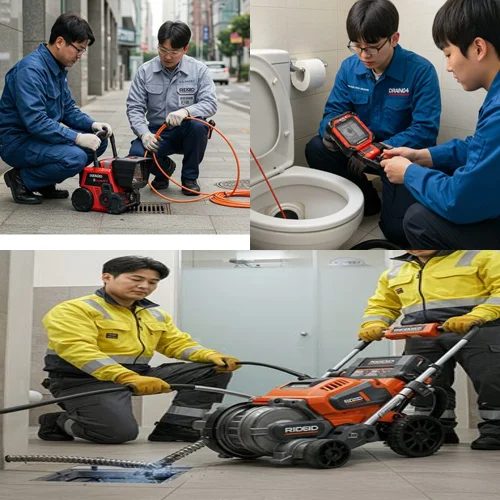 안양 석수동 하수구막힘 뚫음 관악역 근처... 빌라 역류