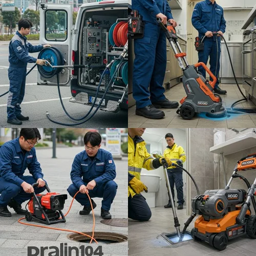 공장 건물 횡주관 청소엔 여기가 최고 동안구 하수구 고압세척 횡주관