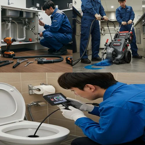 로데오거리 상가 기름때 제거 전문! 범계동 하수구 막힘 업체 후기 공유