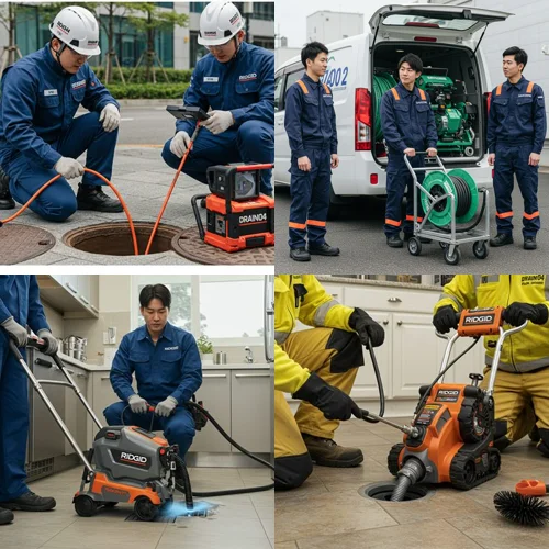 로데오거리 상가 기름때 제거 전문! 범계동 하수구 막힘 업체 후기 공유