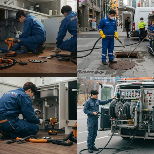 로데오거리 상가 화장실 기름때 제거 전문 범계동 변기 막힘 수리 후기 공유