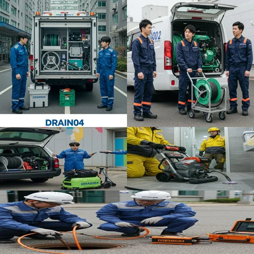 꽉 막힌 하수도 시원하게 뚫었어요 안양 하수구 뚫음 하수도 작업 후기