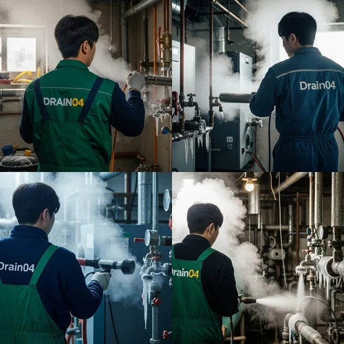 안양 언수도 녹임 하수구 언 수도 녹여 하수구 뚫어