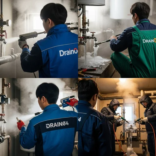 안양 언수도 녹임 하수구 언 수도 녹여 하수구 뚫어