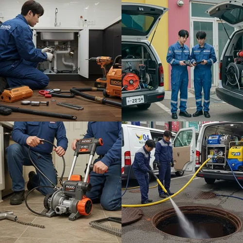 공장 배관 뚫는 곳 추천합니다 동안구 하수도 배수구 막힘 후기