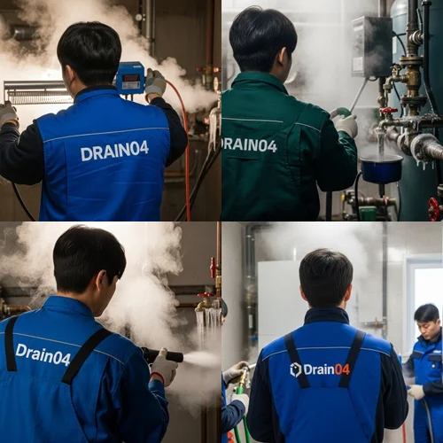 범계동 해빙 하수도 배관 업체 동파 피해 완벽하게 복구