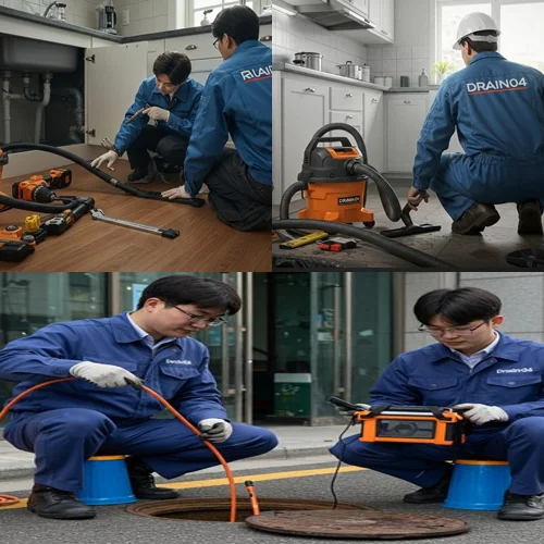 안양 석수동 싱크대 막힘 배수구, 관악역 근처 빌라 1층 역류