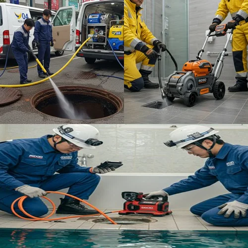 로데오거리 상가 기름때 제거 전문! 범계동 싱크대 막힘 배수구 후기 공유