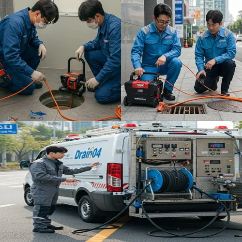 만안구 하수구 고압세척 횡주관, 안양 빌딩 지하 배관 스케일링