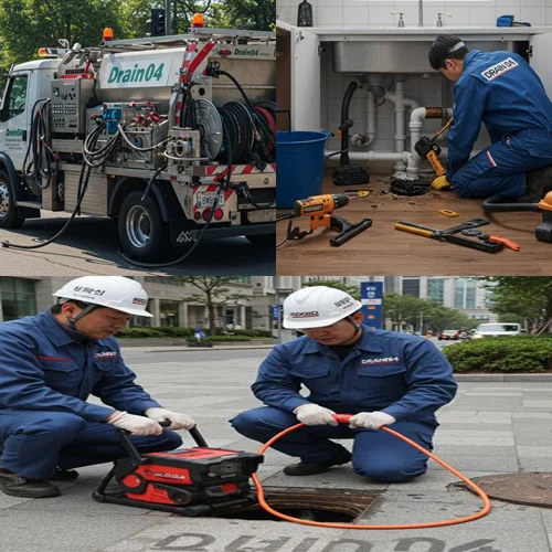 안양 하수구막힘 동안구 하수구 뚫음 하수도 내시경 작업 후기