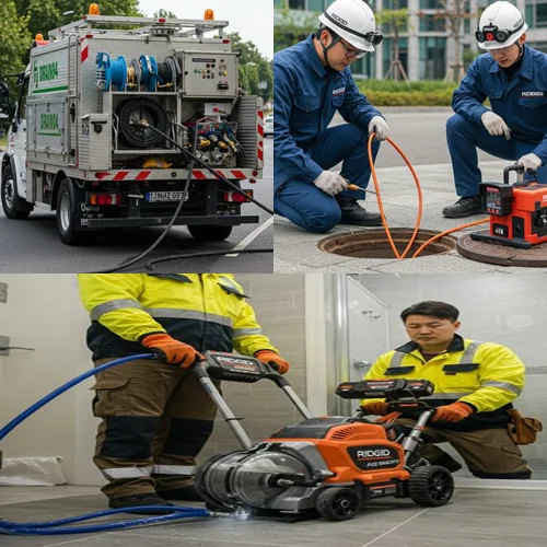 안양 하수구막힘 동안구 하수구 뚫음 하수도 내시경 작업 후기