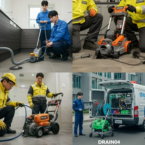 만안구 하수구 고압세척 횡주관, 안양 빌딩 지하 배관 스케일링