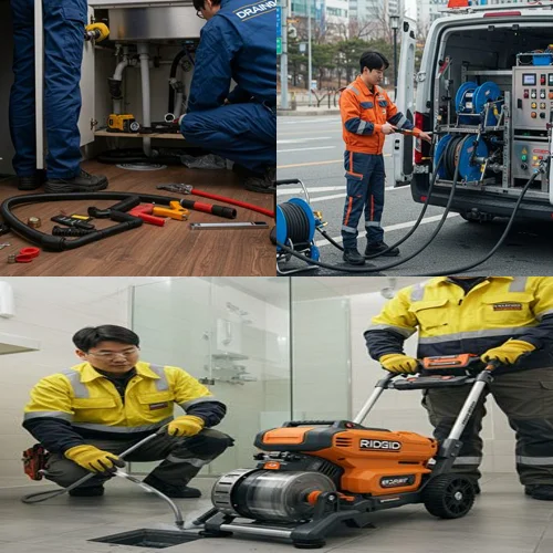 안양 하수구 고압세척 횡주관 작업 후기