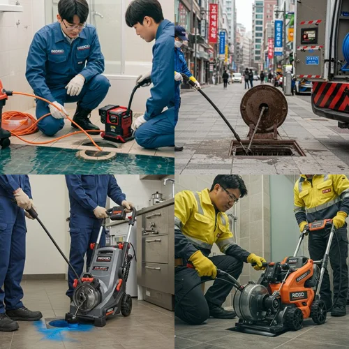 안양시 하수구 고압세척 횡주관, 아파트 단지 작업 완료 후기 남겨요! (만족)