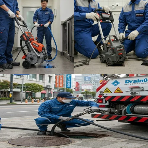 안양 신촌동 하수구 막힘 주택가