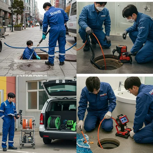 평촌동 하수구 막힘 학원가 역류