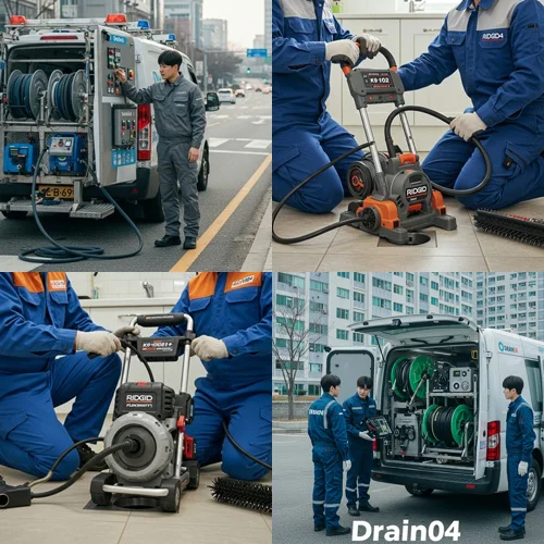 박달동 하수구 막힘 시장통