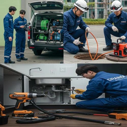 동안구 하수구 막힘 식당 역류