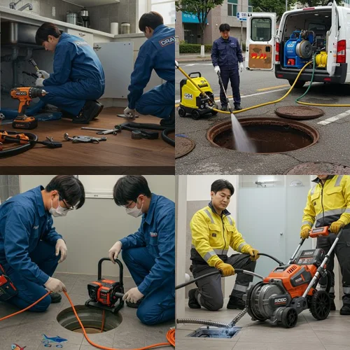 평안동 하수구 뚫음 초원마을