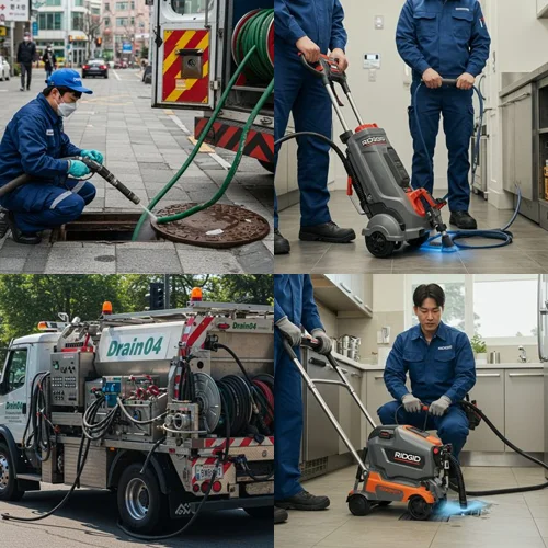 안양동 하수구 뚫음 중앙시장