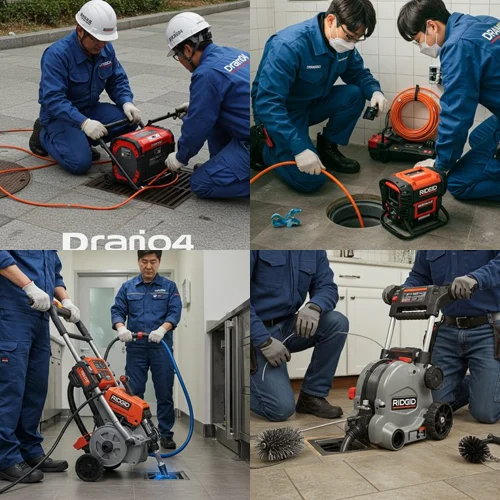 안양 하수구 뚫음 전문 장비