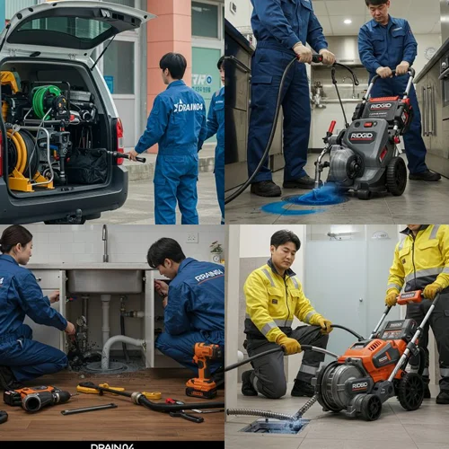 달안동 하수구 막힘 아파트