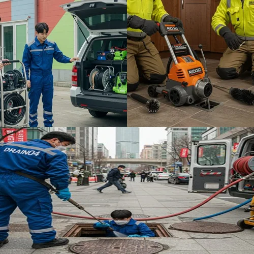 범계동 하수구 막힘 로데오거리