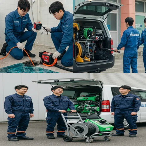 부흥동 하수구 막힘 상가 역류