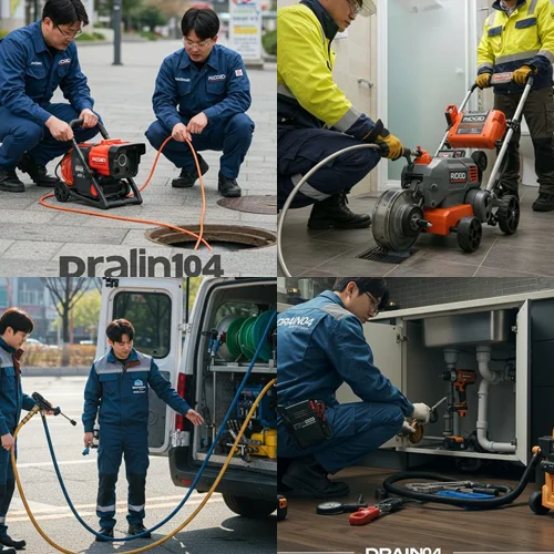 비산동 하수구 뚫음 운동장